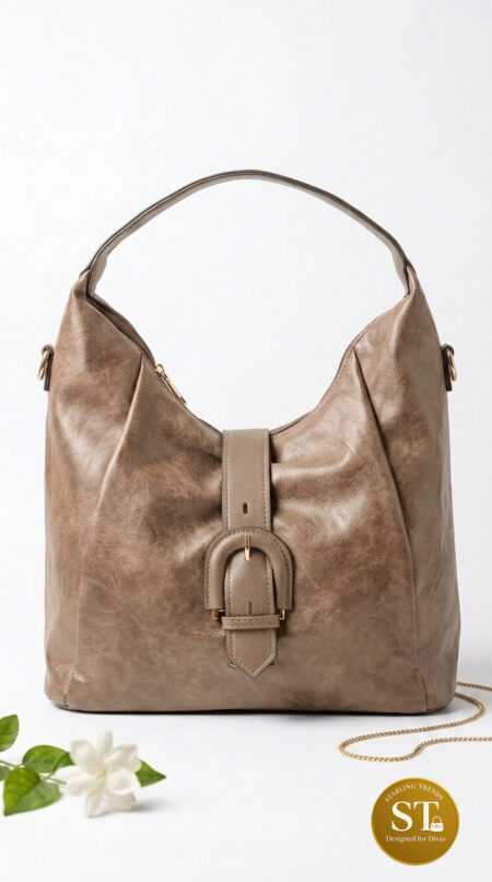Hazel Hobo Buckle Tote