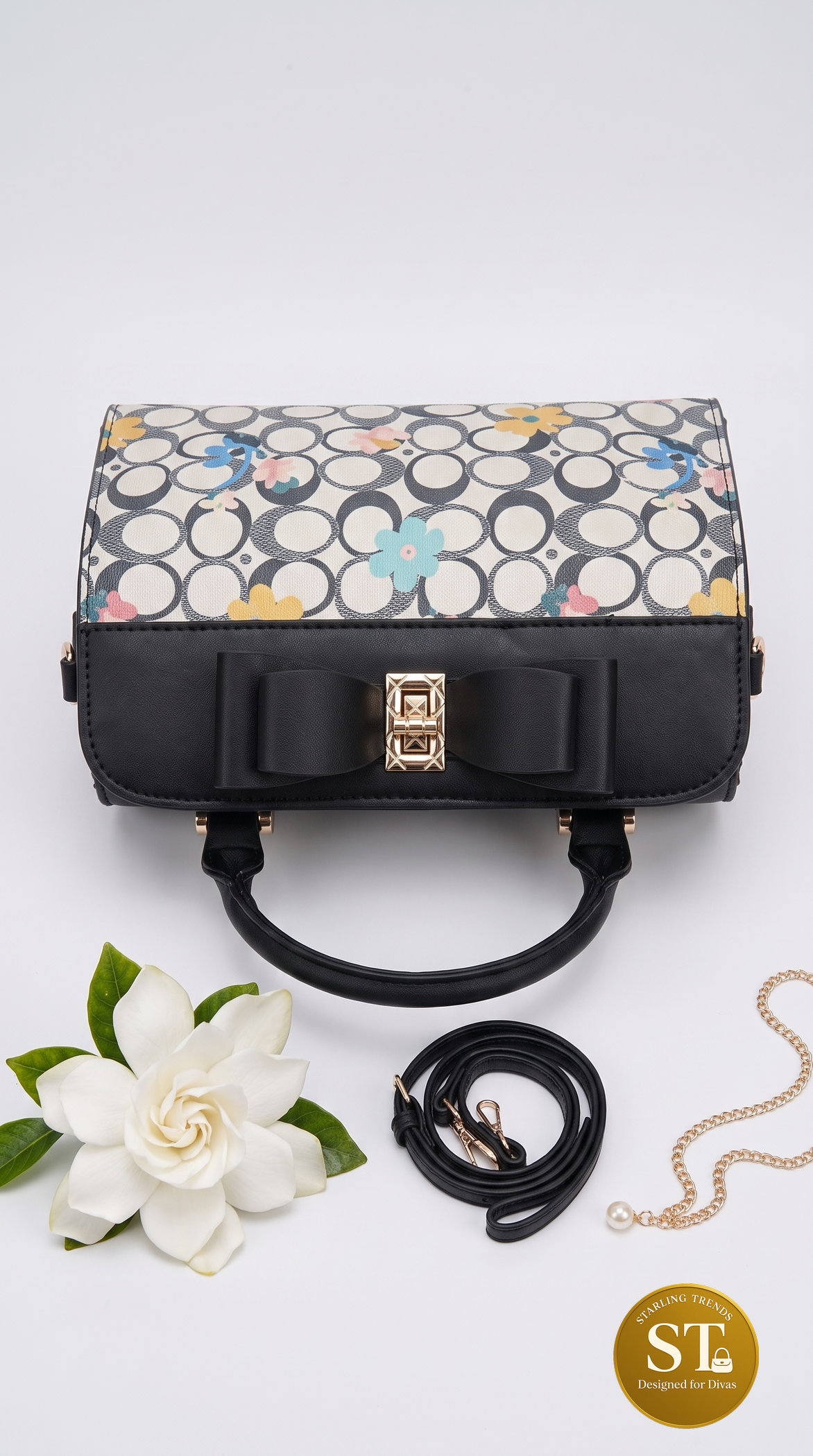 LADY QUEEN BLOOM HANDBAG - Image 3