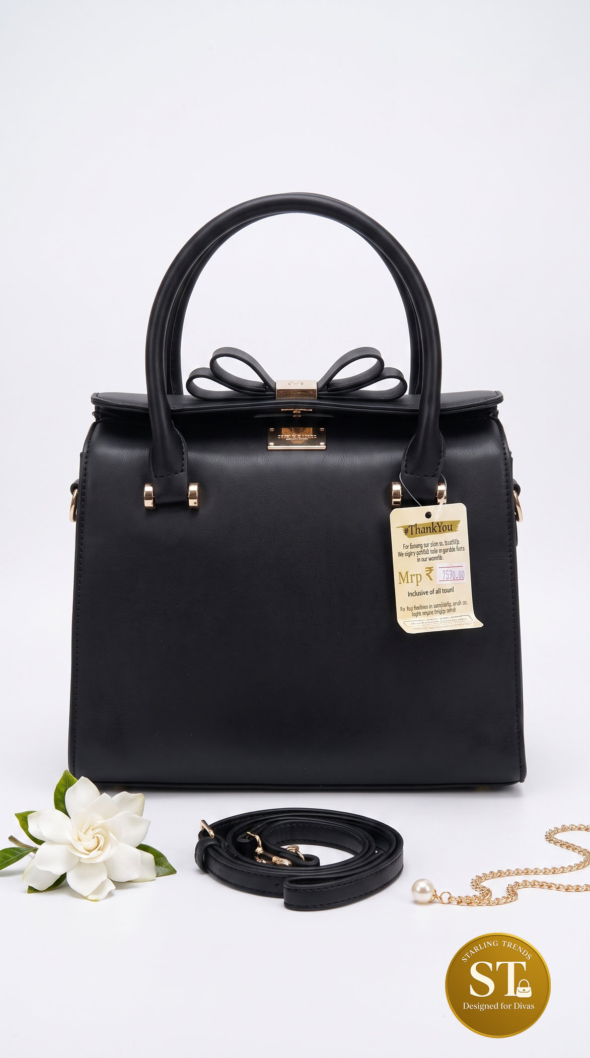 LADY QUEEN BLOOM HANDBAG - Image 4
