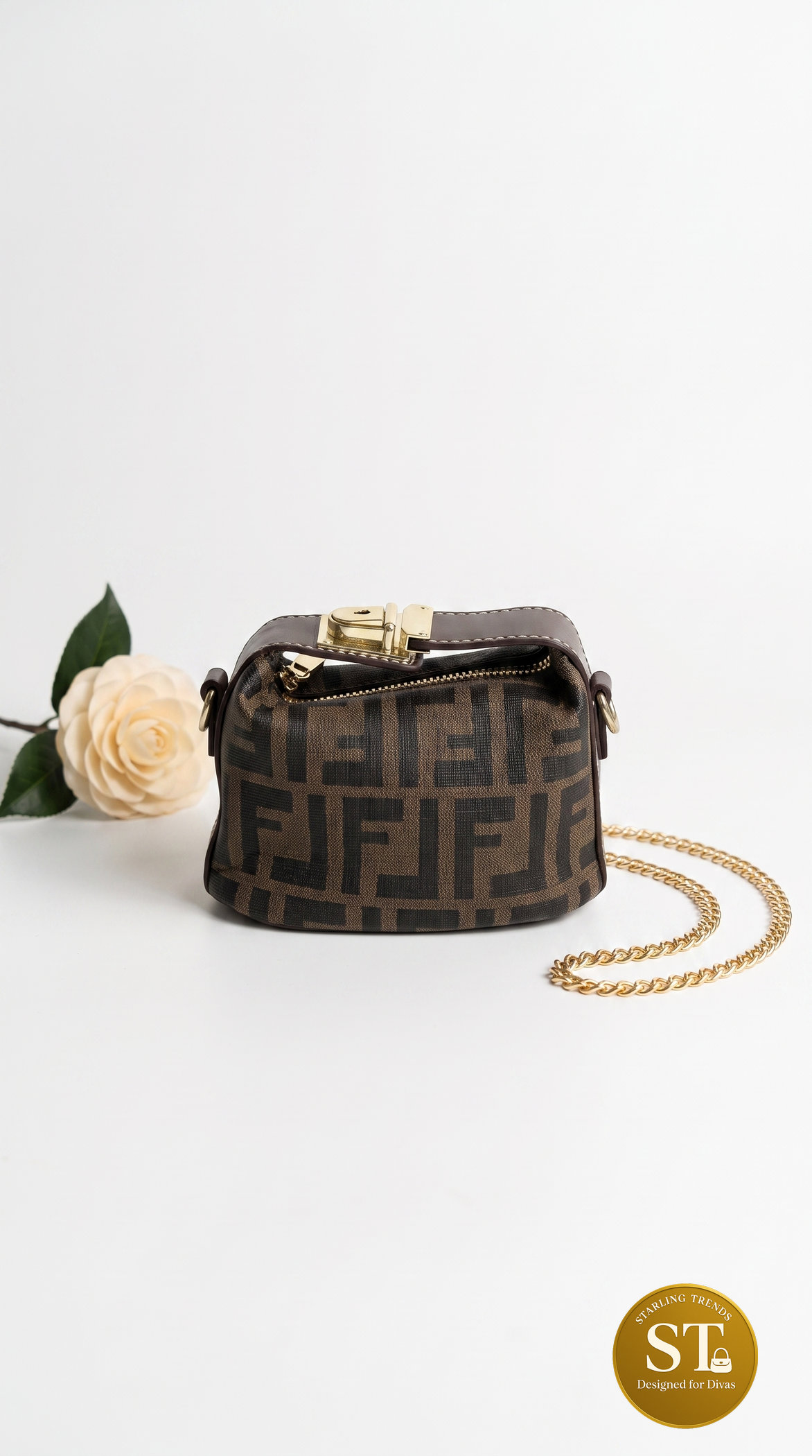 FENDI INSPIRED Classic Mini Sling Bag - Image 3