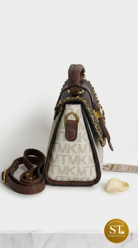Mocha Majest Sling Bag (creme)