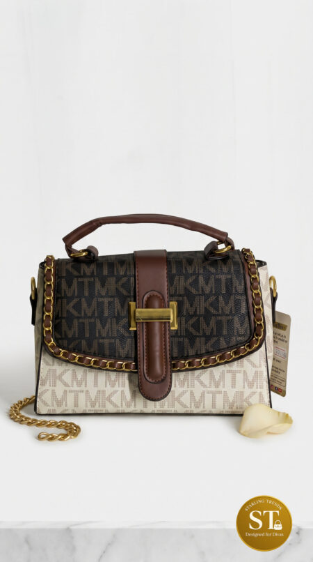 Mocha Majest Sling Bag (creme)