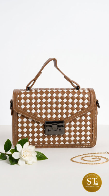 Chess Queen Sling Bag (brown)