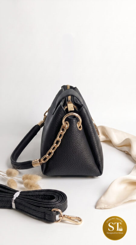 Triangle Luxe Sling Bag (brown)