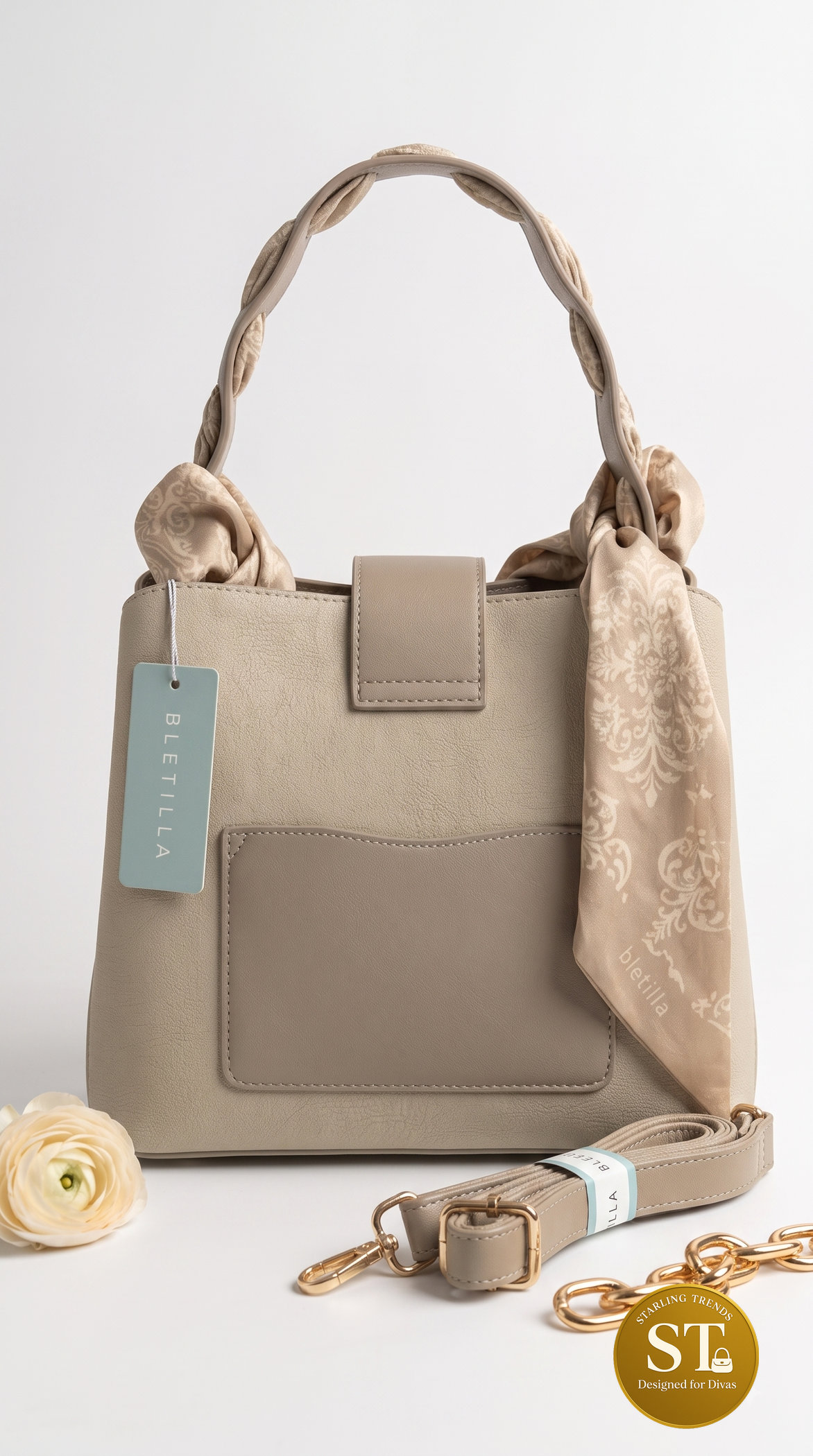 Bella Scarf Handbag - Image 3