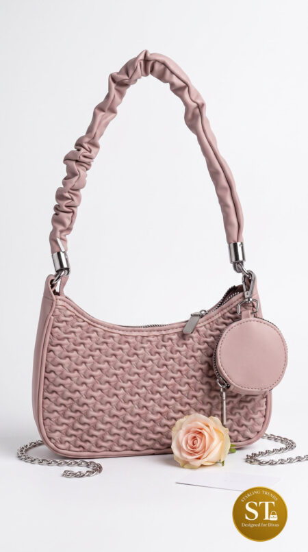 LUNA TWIST SLING BAG (PINK)