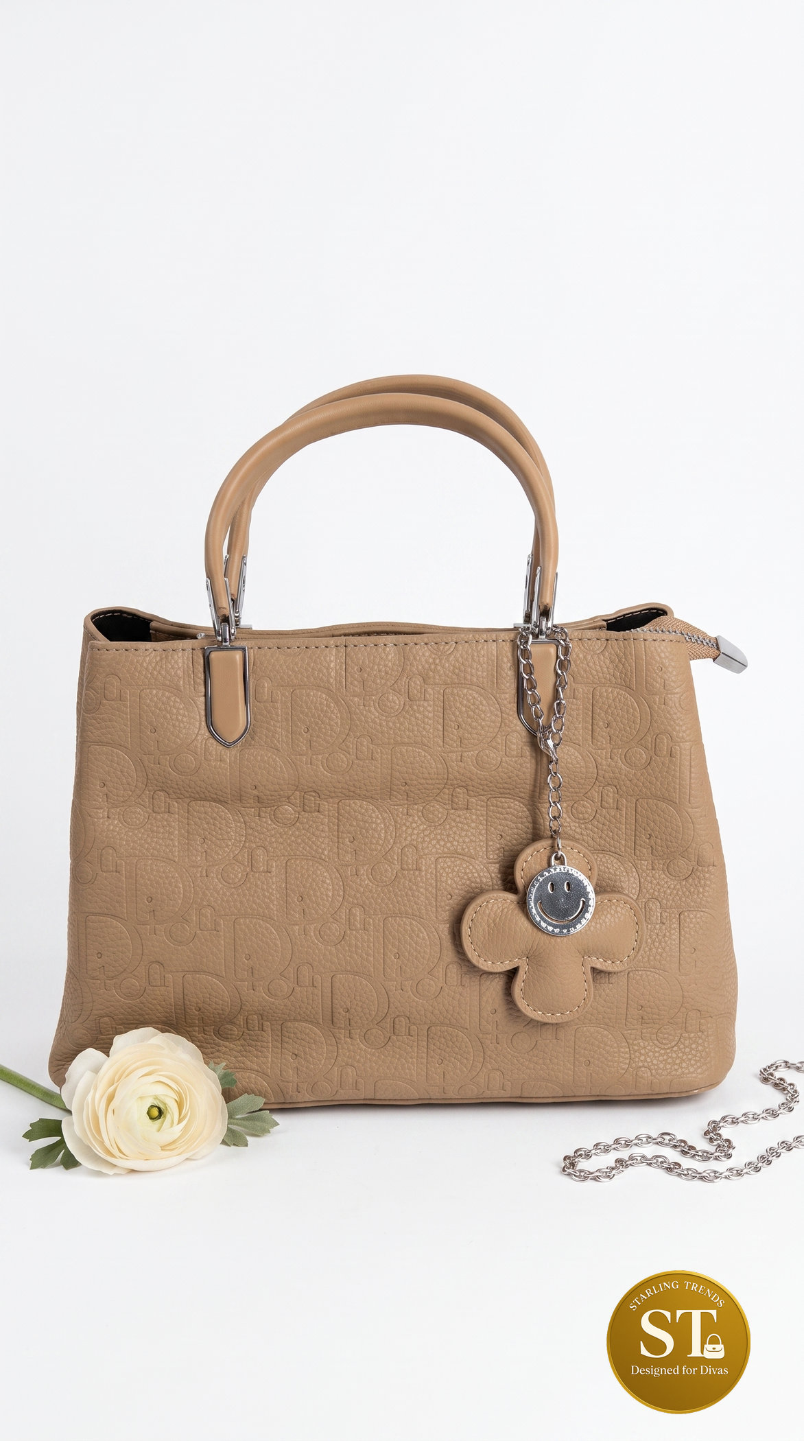 DIOR INSPIRED SMILEY MUSE (BEIGE)