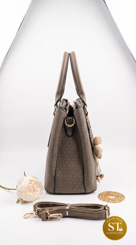 SABLE BLOOM HANDBAG (MUSE)