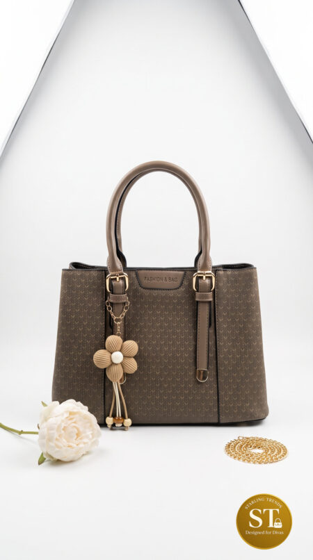 SABLE BLOOM HANDBAG (MUSE)
