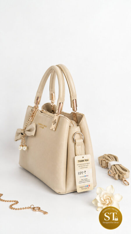 BEIGE GRACE SLING BAG