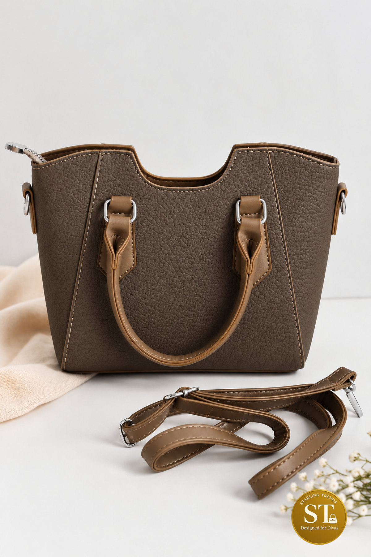 FLORA BREEZE SLING BAG (WALNUT) - Image 3